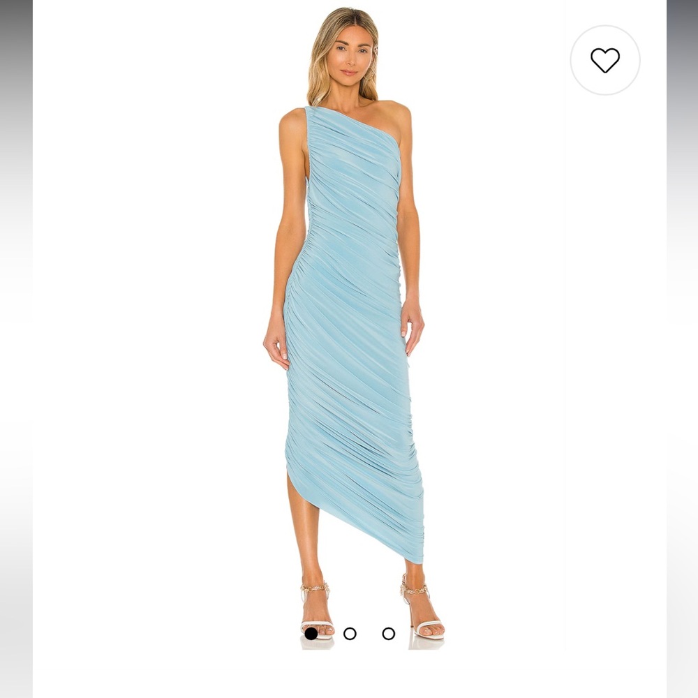 NEW - Norma Kamali - Diana Knee-Length in Powder Blue - size S